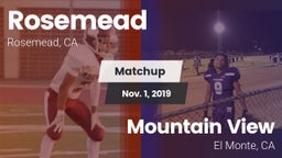 Matchup: Rosemead  vs. Mountain View  2019
