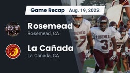 Recap: Rosemead  vs. La Cañada  2022
