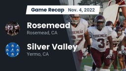 Recap: Rosemead  vs. Silver Valley  2022