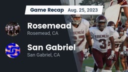 Recap: Rosemead  vs. San Gabriel  2023