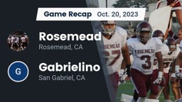 Recap: Rosemead  vs. Gabrielino  2023