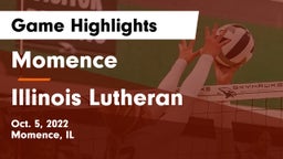 Momence  vs Illinois Lutheran Game Highlights - Oct. 5, 2022