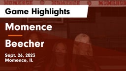 Momence  vs Beecher  Game Highlights - Sept. 26, 2023