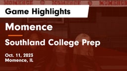 Momence  vs Southland College Prep Game Highlights - Oct. 11, 2023