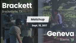 Matchup: Brackett  vs. Geneva  2017
