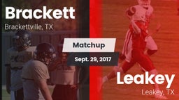 Matchup: Brackett  vs. Leakey  2017