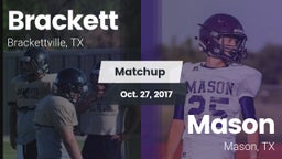 Matchup: Brackett  vs. Mason  2017