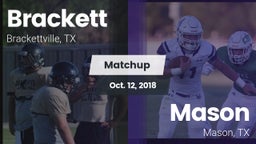 Matchup: Brackett  vs. Mason  2018