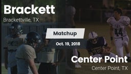 Matchup: Brackett  vs. Center Point  2018