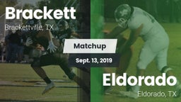 Matchup: Brackett  vs. Eldorado  2019
