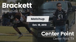 Matchup: Brackett  vs. Center Point  2019