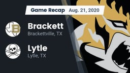 Recap: Brackett  vs. Lytle  2020