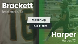 Matchup: Brackett  vs. Harper  2020