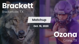 Matchup: Brackett  vs. Ozona  2020