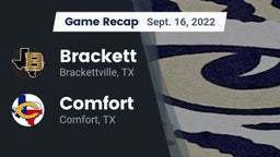 Recap: Brackett  vs. Comfort  2022