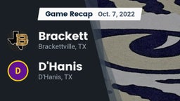 Recap: Brackett  vs. D'Hanis  2022