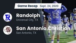Recap: Randolph  vs. San Antonio Christian  2020