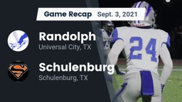 Recap: Randolph  vs. Schulenburg  2021