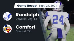 Recap: Randolph  vs. Comfort  2021