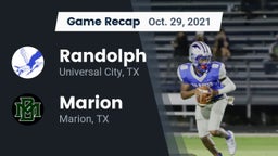 Recap: Randolph  vs. Marion  2021