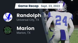 Recap: Randolph  vs. Marion  2022