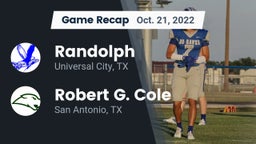 Recap: Randolph  vs. Robert G. Cole  2022