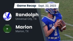 Recap: Randolph  vs. Marion  2023