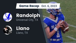 Recap: Randolph  vs. Llano  2023