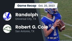 Recap: Randolph  vs. Robert G. Cole  2023
