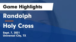 Randolph  vs Holy Cross Game Highlights - Sept. 7, 2021
