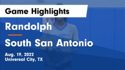 Randolph  vs South San Antonio  Game Highlights - Aug. 19, 2022