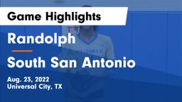 Randolph  vs South San Antonio  Game Highlights - Aug. 23, 2022