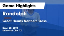 Randolph  vs Great Hearts Northern Oaks Game Highlights - Sept. 20, 2022