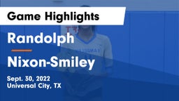 Randolph  vs Nixon-Smiley  Game Highlights - Sept. 30, 2022