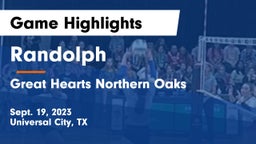 Randolph  vs Great Hearts Northern Oaks Game Highlights - Sept. 19, 2023