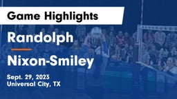 Randolph  vs Nixon-Smiley  Game Highlights - Sept. 29, 2023