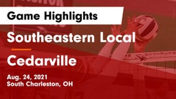 Southeastern Local  vs Cedarville  Game Highlights - Aug. 24, 2021