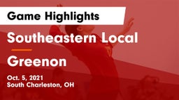 Southeastern Local  vs Greenon  Game Highlights - Oct. 5, 2021
