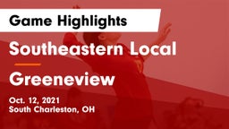 Southeastern Local  vs Greeneview  Game Highlights - Oct. 12, 2021