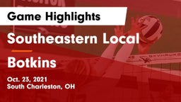 Southeastern Local  vs Botkins  Game Highlights - Oct. 23, 2021