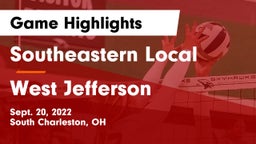 Southeastern Local  vs West Jefferson  Game Highlights - Sept. 20, 2022