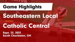 Southeastern Local  vs Catholic Central  Game Highlights - Sept. 23, 2023