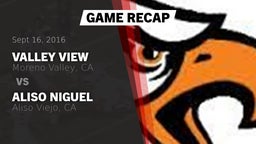 Recap: Valley View  vs. Aliso Niguel  2016