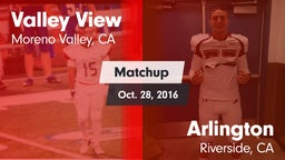 Matchup: Valley View High vs. Arlington  2016