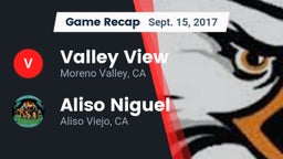 Recap: Valley View  vs. Aliso Niguel  2017