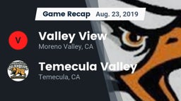 Recap: Valley View  vs. Temecula Valley  2019