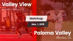 Matchup: Valley View High vs. Paloma Valley  2019