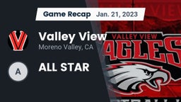 Recap: Valley View  vs. ALL STAR 2023