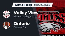 Recap: Valley View  vs. Ontario  2023