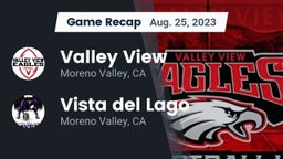 Recap: Valley View  vs. Vista del Lago  2023